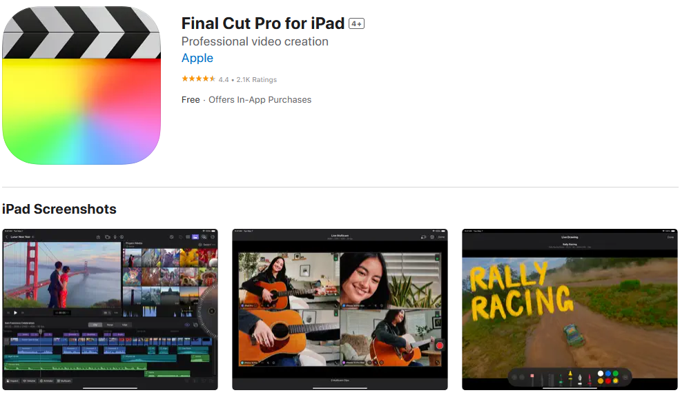 iPadで使える動画編集アプリ：Final Cut Pro for iPad