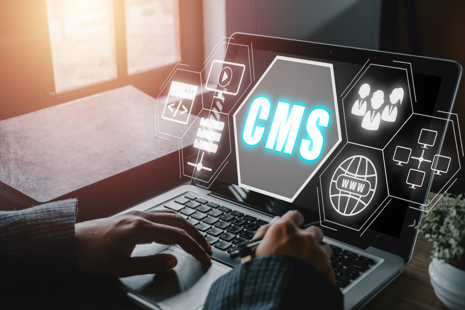 CMSの仕組みと代表的な機能に関する画像