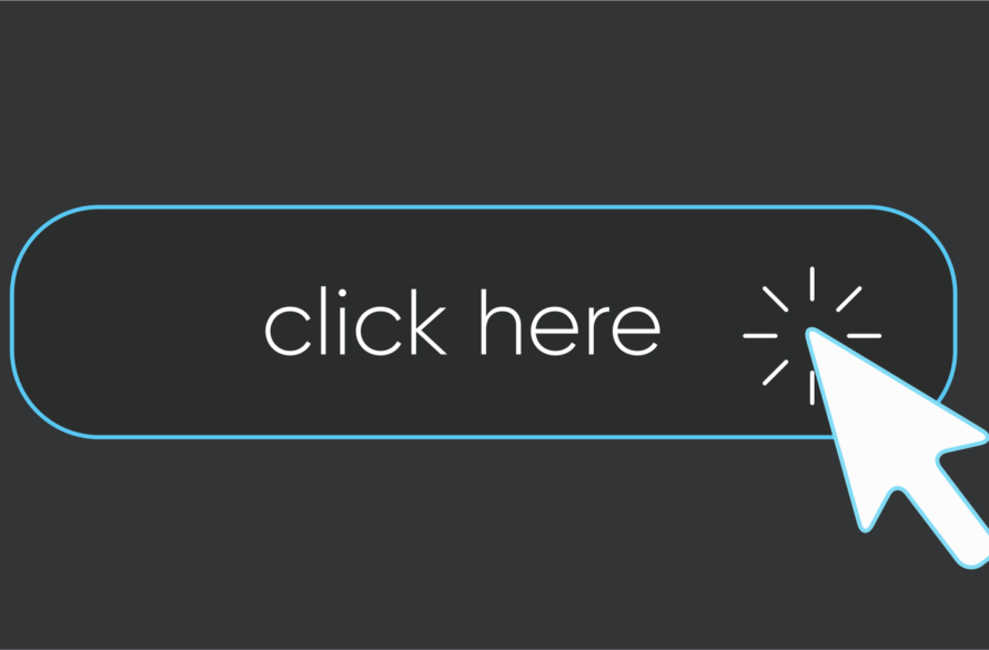 「click here」と書かれたボタンデザイン