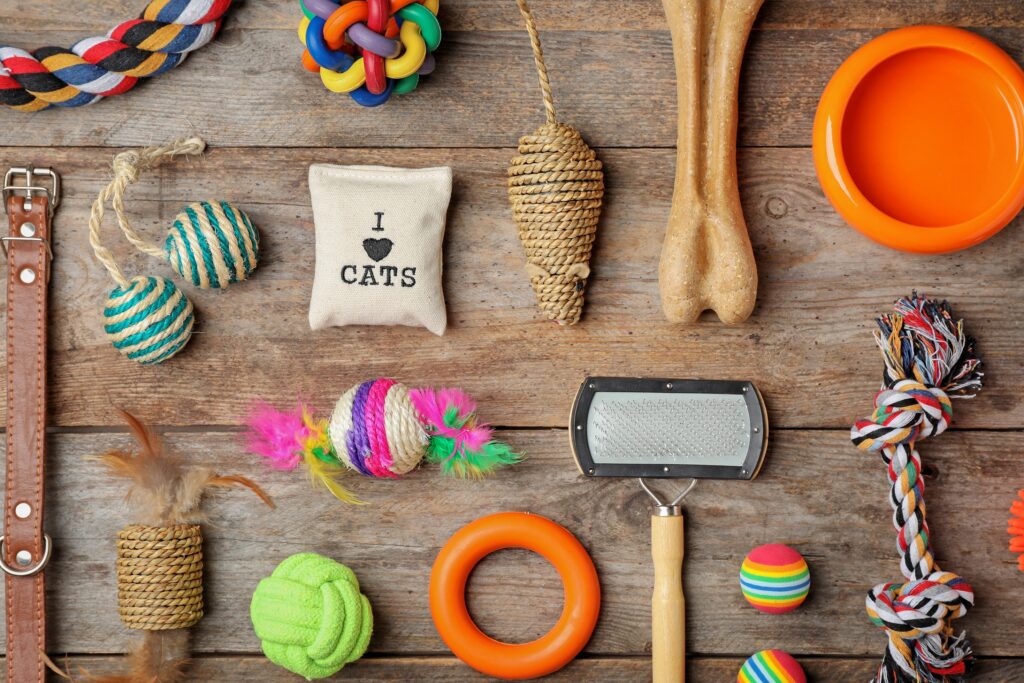 ペット動画の道具のイメージ