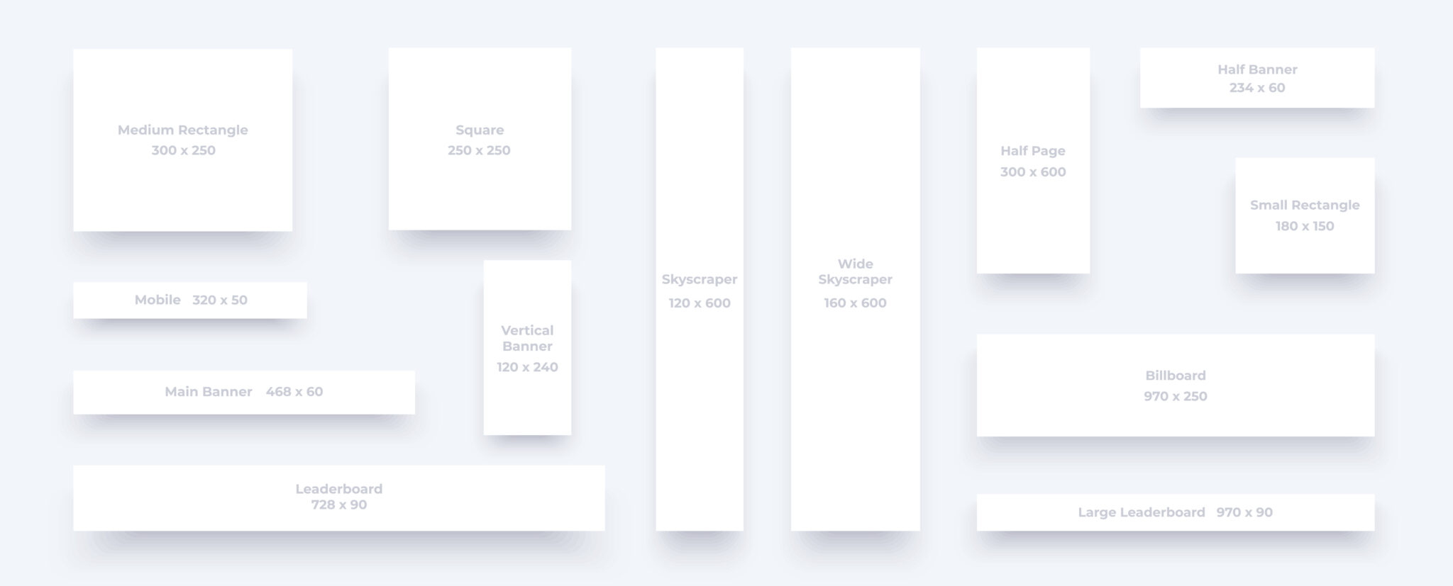 バナー作成のサイズと種類｜広告媒体ごとの推奨サイズ一覧