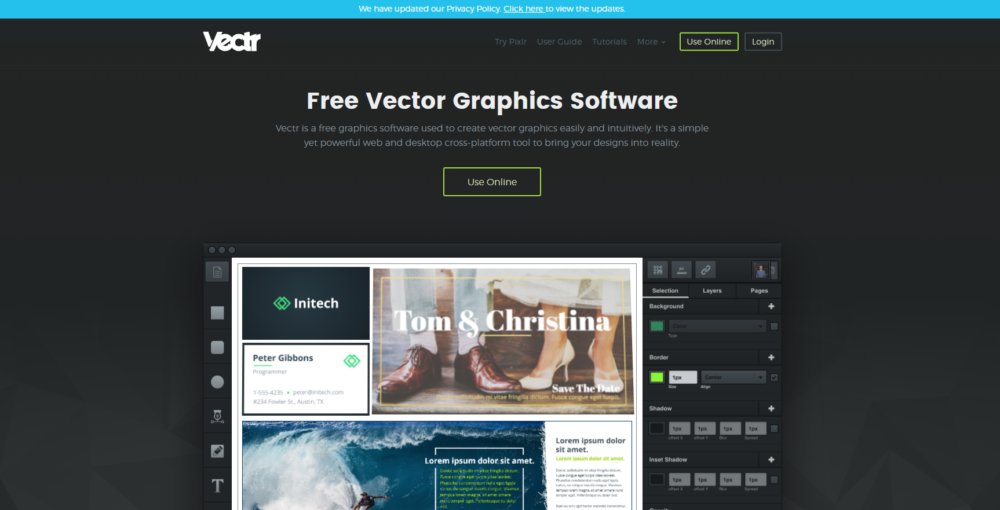 ドロー系ソフト「Vectr」