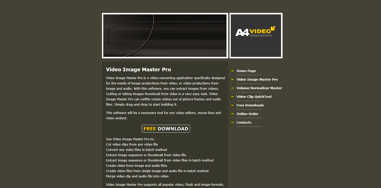 mp4をmp3に変換できるフリーソフト5選：Video Image Master Pro
